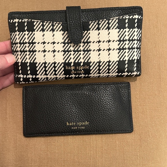 Kate Spade New York Hudson Posh Plaid Bifold Wallet